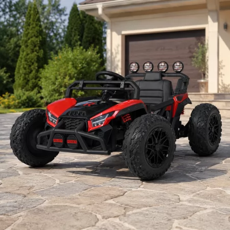 Детский электромобиль Багги Polaris RZR Bambi Racer M 6073EBLR-3 красный, 4 мотора по 35W, EVA, экокожа, MP3, USB, Bluetooth Детский электромобиль Багги Polaris RZR Bambi Racer M 6073EBLR-3 красный, 4 мотора по 35W, EVA, экокожа, MP3, USB, Bluetooth