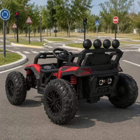 Детский электромобиль Багги Polaris RZR Bambi Racer M 6073EBLR-3 красный, 4 мотора по 35W, EVA, экокожа, MP3, USB, Bluetooth Детский электромобиль Багги Polaris RZR Bambi Racer M 6073EBLR-3 красный, 4 мотора по 35W, EVA, экокожа, MP3, USB, Bluetooth