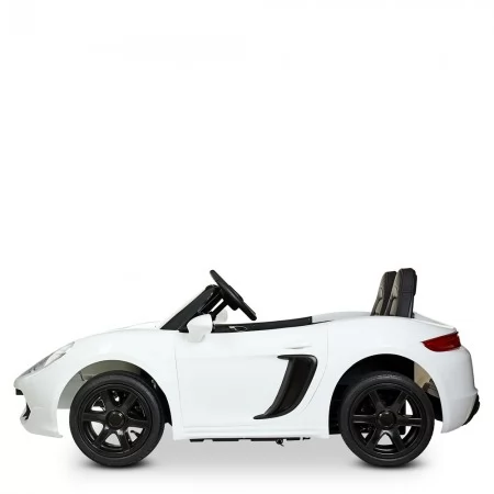 Детский электромобиль Bambi M 4055 AL-1 Porsche Cayman, двухместный, белый