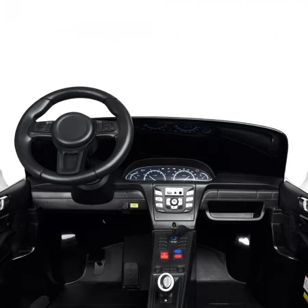 Детский электромобиль Bambi M 4055 AL-1 Porsche Cayman, двухместный, белый