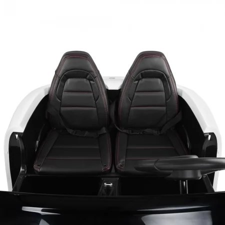 Детский электромобиль Bambi M 4055 AL-1 Porsche Cayman, двухместный, белый