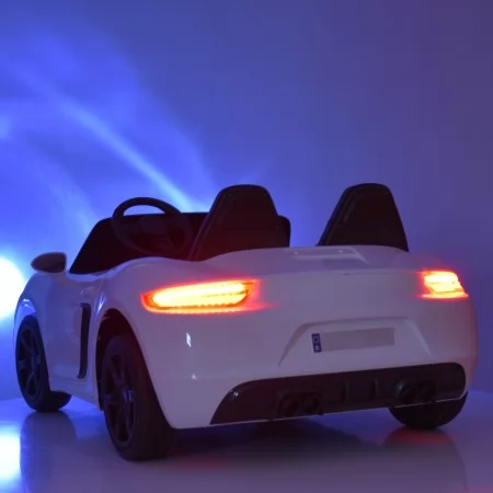 Детский электромобиль Bambi M 4055 AL-1 Porsche Cayman, двухместный, белый
