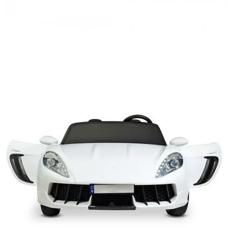 Детский электромобиль Bambi M 4055 AL-1 Porsche Cayman, двухместный, белый