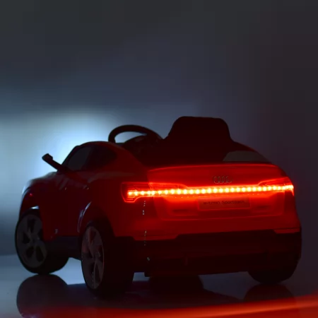 Детский электромобиль Джип Audi Q8 e-tron Sportback Bambi M 4806EBLR-4 синий, 2 мотора по 30W, EVA, кожа, MP3, USB, Bluetooth
