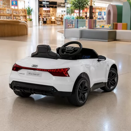 Детский электромобиль Bambi M 4938 EBLR-1 Audi RS e-tron GT белый, 2 мотора по 30W, EVA, экокожа, MP3, USB, TF, Bluetooth Детский электромобиль Bambi M 4938 EBLR-1 Audi RS e-tron GT белый, 2 мотора по 30W, EVA, экокожа, MP3, USB, TF, Bluetooth