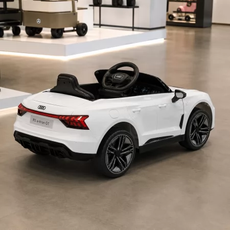 Детский электромобиль Bambi M 4938 EBLR-1 Audi RS e-tron GT белый, 2 мотора по 30W, EVA, экокожа, MP3, USB, TF, Bluetooth Детский электромобиль Bambi M 4938 EBLR-1 Audi RS e-tron GT белый, 2 мотора по 30W, EVA, экокожа, MP3, USB, TF, Bluetooth