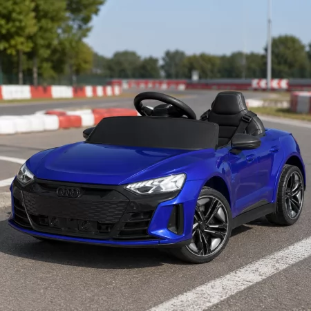 Детский электромобиль Bambi M 4938EBLRS-4 Audi RS e-tron GT синий, 2 мотора по 30W, EVA, экокожа, MP3, USB, Bluetooth, автопокраска Детский электромобиль Bambi M 4938EBLRS-4 Audi RS e-tron GT синий, 2 мотора по 30W, EVA, экокожа, MP3, USB, Bluetooth, автопокраска
