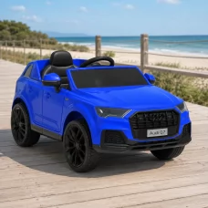 Дитячий електромобіль Джип Audi Q7 M 5796EBLRS-4 з автофарбуванням, 2 мотори по 35W, EVA, екошкіра, MP3/USB/Bluetooth, синій Дитячий електромобіль Джип Audi Q7 M 5796EBLRS-4 з автофарбуванням, 2 мотори по 35W, EVA, екошкіра, MP3/USB/Bluetooth, синій