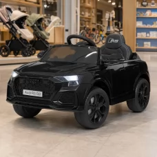 Дитячий електромобіль Джип Audi RS Q8 Bambi M 4569 EBLR-2 чорний, 2 мотори по 35W, EVA, шкіра, MP3, USB, Bluetooth Дитячий електромобіль Джип Audi RS Q8 Bambi M 4569 EBLR-2 чорний, 2 мотори по 35W, EVA, шкіра, MP3, USB, Bluetooth