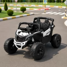 Детский электромобиль Джип Багги Bambi M 5099 EBLR-1 белый, 4 мотора по 200W, EVA, экокожа, Bluetooth Детский электромобиль Джип Багги Bambi M 5099 EBLR-1 белый, 4 мотора по 200W, EVA, экокожа, Bluetooth