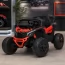 Детский электромобиль Джип Багги Bambi M 5099 EBLR-3 красный, 4 мотора по 200W, EVA, экокожа, Bluetooth