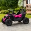 Детский электромобиль Джип Багги Bambi M 5099 EBLR-8-2 черно-розовый, 4 мотора по 200W, EVA, экокожа, Bluetooth