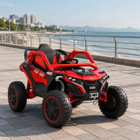 Дитячий електромобіль Джип Баггі Bambi M 6256EBLR-3 червоний, 4 мотори по 45W, EVA, шкіра, MP3, USB, Bluetooth, TF Дитячий електромобіль Джип Баггі Bambi M 6256EBLR-3 червоний, 4 мотори по 45W, EVA, шкіра, MP3, USB, Bluetooth, TF