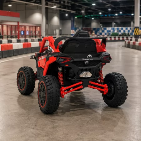 Дитячий електромобіль Джип Баггі Bambi M 6256EBLR-3 червоний, 4 мотори по 45W, EVA, шкіра, MP3, USB, Bluetooth, TF Дитячий електромобіль Джип Баггі Bambi M 6256EBLR-3 червоний, 4 мотори по 45W, EVA, шкіра, MP3, USB, Bluetooth, TF