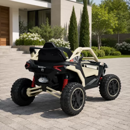 Дитячий електромобіль Джип Багги Bambi Racer M 6256EBLR-13 хакі, 4 мотори по 45W, EVA, шкіра, MP3, USB, Bluetooth, TF Дитячий електромобіль Джип Багги Bambi Racer M 6256EBLR-13 хакі, 4 мотори по 45W, EVA, шкіра, MP3, USB, Bluetooth, TF