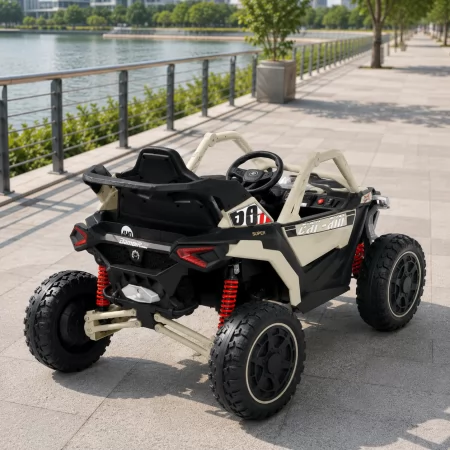 Дитячий електромобіль Джип Багги Bambi Racer M 6256EBLR-13 хакі, 4 мотори по 45W, EVA, шкіра, MP3, USB, Bluetooth, TF Дитячий електромобіль Джип Багги Bambi Racer M 6256EBLR-13 хакі, 4 мотори по 45W, EVA, шкіра, MP3, USB, Bluetooth, TF