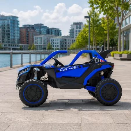 Дитячий електромобіль Джип Баггі Bambi Racer M 6256EBLR-4 синій, 4 мотори по 45W, EVA, шкіра, MP3, USB, Bluetooth, TF, музика, світло Дитячий електромобіль Джип Баггі Bambi Racer M 6256EBLR-4 синій, 4 мотори по 45W, EVA, шкіра, MP3, USB, Bluetooth, TF, музика, світло