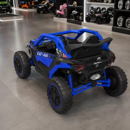 Дитячий електромобіль Джип Баггі Bambi Racer M 6256EBLR-4 синій, 4 мотори по 45W, EVA, шкіра, MP3, USB, Bluetooth, TF, музика, світло Дитячий електромобіль Джип Баггі Bambi Racer M 6256EBLR-4 синій, 4 мотори по 45W, EVA, шкіра, MP3, USB, Bluetooth, TF, музика, світло