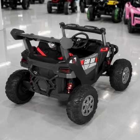 Дитячий електромобіль Джип Багги M 6347EBLRS-11, 4 мотори по 35W, MP3, Bluetooth, EVA, шкіра, сірий