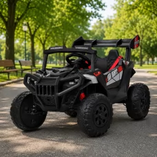 Дитячий електромобіль Джип Багги M 6347EBLRS-2, 4 мотори по 35W, MP3, Bluetooth, EVA, шкіра, чорний