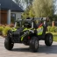 Детский электромобиль Джип Багги M 6347EBLRS-5, 4 мотора по 35W, MP3, Bluetooth, EVA, кожа, зеленый