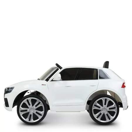 Детский электромобиль Джип Audi Q8 SUV Bambi JJ2066 EBLR-1 белый, EVA, экокожа, 2 мотора по 25W Детский электромобиль Джип Audi Q8 SUV Bambi JJ2066 EBLR-1 белый, EVA, экокожа, 2 мотора по 25W