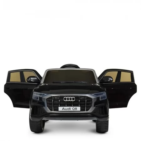 Детский электромобиль Джип Audi Q8 SUV Bambi JJ2066 EBLR-2 черный, EVA, экокожа, 2 мотора по 25W