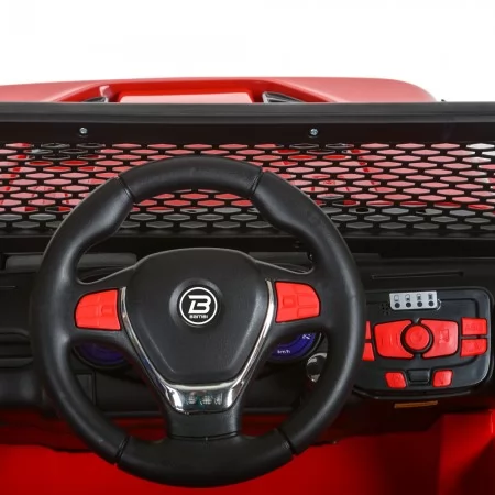 Дитячий електромобіль Джип Jeep Bambi M 3237 EBLR-3 червоний, 4 мотори по 45W, EVA, екокожа, MP3, Bluetooth Дитячий електромобіль Джип Jeep Bambi M 3237 EBLR-3 червоний, 4 мотори по 45W, EVA, екокожа, MP3, Bluetooth