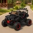 Детский электромобиль Джип Bambi M 3804 EBLR-2-3 Багги красно-черный, 4 мотора по 45W, EVA, кожа, MP3, USB, SD