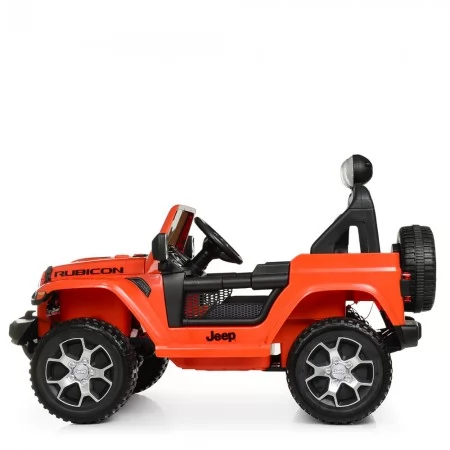Детский электромобиль Джип Jeep Wrangler Rubicon Bambi M 4176 оранжевый 4 мотора