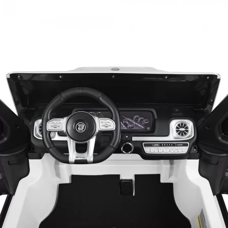 Детский электромобиль Джип Bambi M 4259 Mercedes белый двухместный Детский электромобиль Джип Bambi M 4259 Mercedes белый двухместный