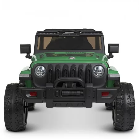 Дитячий електромобіль Джип Bambi M 4557 EBLR-10 Jeep Wrangler, темно-зелений Дитячий електромобіль Джип Bambi M 4557 EBLR-10 Jeep Wrangler, темно-зелений