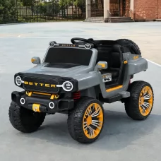 Дитячий електромобіль Джип Bambi M 5821 EBLR-11 Jeep, 4 мотори по 45W, EVA, шкіра, Bluetooth, MP3, сірий Дитячий електромобіль Джип Bambi M 5821 EBLR-11 Jeep, 4 мотори по 45W, EVA, шкіра, Bluetooth, MP3, сірий
