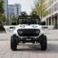 Детский электромобиль Джип Bambi Racer M 6325EBLR-1 Jeep Wrangler белый, 2 мотора по 25W, MP3, USB, Bluetooth, EVA, кожа