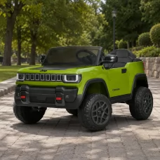 Детский электромобиль Джип Jeep Recon JJ2500EBLR-5 двухместный, 4 мотора по 25W, EVA, кожа, MP3, USB, Bluetooth, зеленый Детский электромобиль Джип Jeep Recon JJ2500EBLR-5 двухместный, 4 мотора по 25W, EVA, кожа, MP3, USB, Bluetooth, зеленый