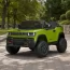 Детский электромобиль Джип Jeep Recon JJ2500EBLR-5 двухместный, 4 мотора по 25W, EVA, кожа, MP3, USB, Bluetooth, зеленый