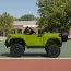 Детский электромобиль Джип Jeep Recon JJ2500EBLR-5 двухместный, 4 мотора по 25W, EVA, кожа, MP3, USB, Bluetooth, зеленый