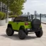 Детский электромобиль Джип Jeep Recon JJ2500EBLR-5 двухместный, 4 мотора по 25W, EVA, кожа, MP3, USB, Bluetooth, зеленый
