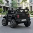 Детский электромобиль Джип Jeep Wrangler M 6287EBLR-2 двухместный черный, 4 мотора по 45W, EVA, кожа, Bluetooth