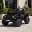 Детский электромобиль Джип Jeep Wrangler M 6287EBLR-2 двухместный черный, 4 мотора по 45W, EVA, кожа, Bluetooth