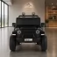 Детский электромобиль Джип Jeep Wrangler M 6287EBLR-2 двухместный черный, 4 мотора по 45W, EVA, кожа, Bluetooth