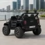 Детский электромобиль Джип Jeep Wrangler M 6287EBLR-2 двухместный черный, 4 мотора по 45W, EVA, кожа, Bluetooth