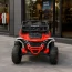 Детский электромобиль Джип-багги M 6141EBLR-3 красный, 2 мотора по 25W, MP3, USB, Bluetooth, EVA колеса, экокожа