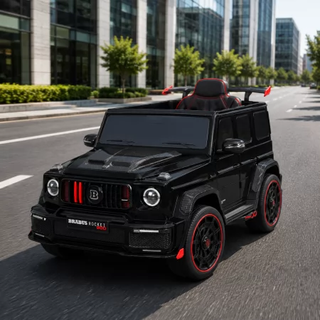 Дитячий електромобіль Джип Mercedes-AMG G 63 Brabus Rocket 900 Гелендваген M 6257EBLR-2 чорний, 4 мотори по 35W, EVA, екошкіра, MP3, USB, Bluetooth Дитячий електромобіль Джип Mercedes-AMG G 63 Brabus Rocket 900 Гелендваген M 6257EBLR-2 чорний, 4 мотори по 35W, EVA, екошкіра, MP3, USB, Bluetooth