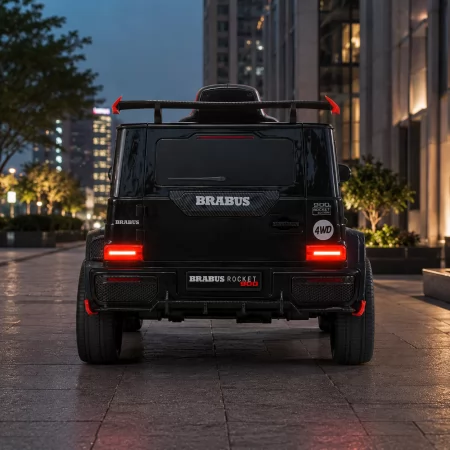 Дитячий електромобіль Джип Mercedes-AMG G 63 Brabus Rocket 900 Гелендваген M 6257EBLR-2 чорний, 4 мотори по 35W, EVA, екошкіра, MP3, USB, Bluetooth Дитячий електромобіль Джип Mercedes-AMG G 63 Brabus Rocket 900 Гелендваген M 6257EBLR-2 чорний, 4 мотори по 35W, EVA, екошкіра, MP3, USB, Bluetooth
