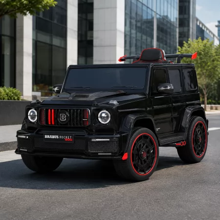 Дитячий електромобіль Джип Mercedes-AMG G 63 Brabus Rocket 900 Гелендваген M 6257EBLR-2 чорний, 4 мотори по 35W, EVA, екошкіра, MP3, USB, Bluetooth Дитячий електромобіль Джип Mercedes-AMG G 63 Brabus Rocket 900 Гелендваген M 6257EBLR-2 чорний, 4 мотори по 35W, EVA, екошкіра, MP3, USB, Bluetooth