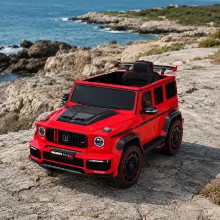 Дитячий електромобіль Джип Mercedes-AMG G 63 Brabus Rocket 900 M 6257EBLR-3, червоний, Гелендваген, 4 мотори по 35W, EVA, шкіра, MP3, USB, Bluetooth Дитячий електромобіль Джип Mercedes-AMG G 63 Brabus Rocket 900 M 6257EBLR-3, червоний, Гелендваген, 4 мотори по 35W, EVA, шкіра, MP3, USB, Bluetooth