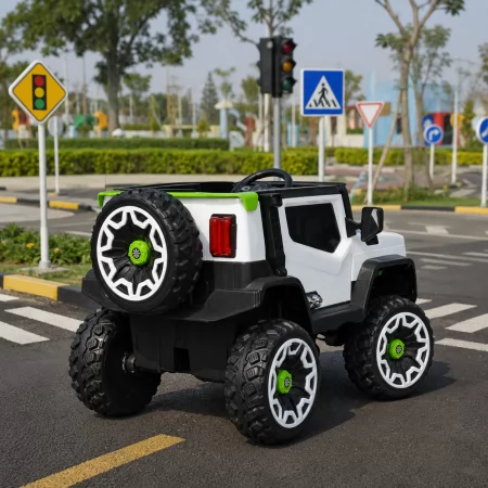 Детский электромобиль Джип Mercedes-Benz Ener-G-Force M 5912 EBLR-1, 4 мотора по 25W, EVA, экокожа, MP3, USB, Bluetooth, белый