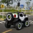 Детский электромобиль Джип Mercedes-Benz Ener-G-Force M 5912 EBLR-1, 4 мотора по 25W, EVA, экокожа, MP3, USB, Bluetooth, белый