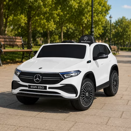 Дитячий електромобіль Джип Mercedes-Benz EQA 250 Bambi M 5027 EBLR-1 білий, 4 мотори по 25W, EVA, екошкіра, MP3, USB Дитячий електромобіль Джип Mercedes-Benz EQA 250 Bambi M 5027 EBLR-1 білий, 4 мотори по 25W, EVA, екошкіра, MP3, USB